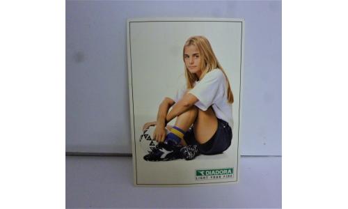 Diadora Cart�o Postal Milene Domingues Autografado